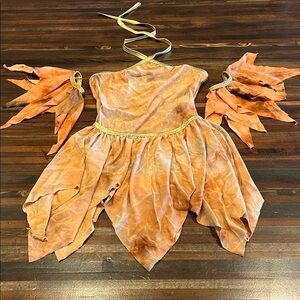 Orange Fairy Rave Festival Outfit- size small/medium